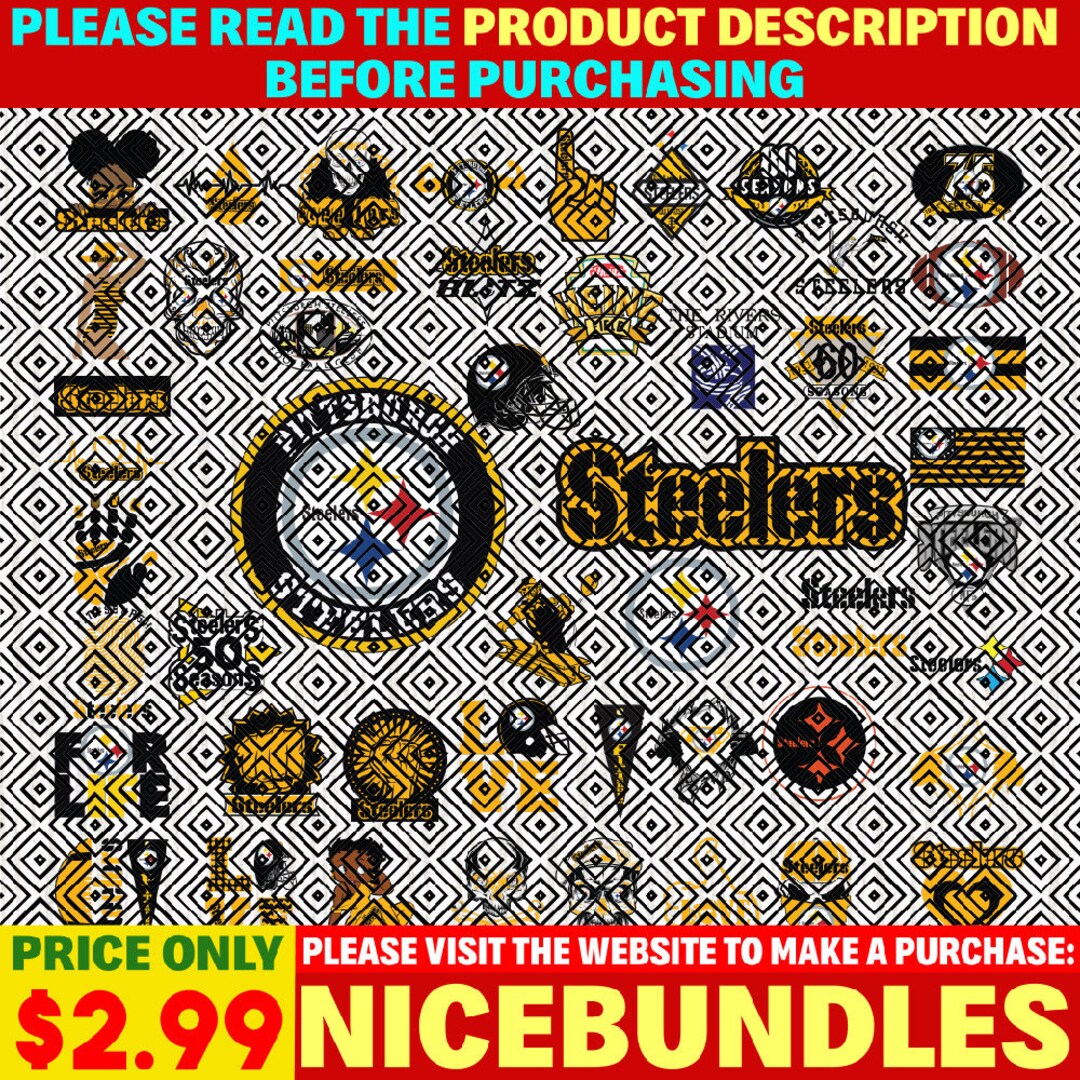 50 Files Pittsburgh-steelers Team Bundles Svg - Etsy