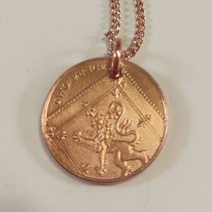 England Coin Necklace, Pendant Necklace, Year 2009, #20