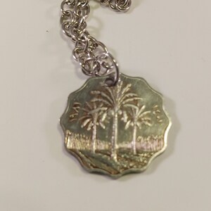 Iraq Coin Necklace, Pendant Necklace, Year 1981 [1401], # 1
