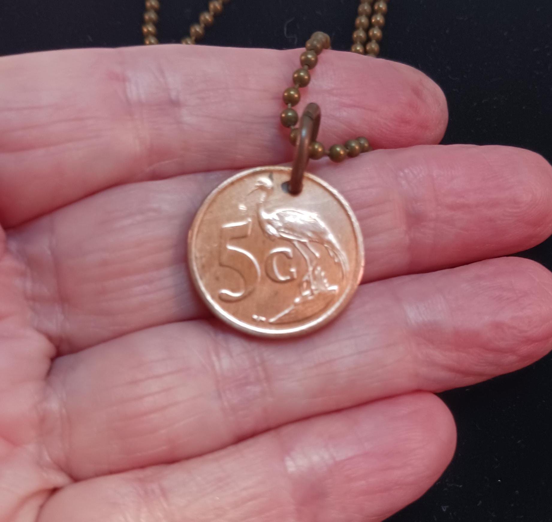 South Africa Coin Jewelry - Etsy - Page 5