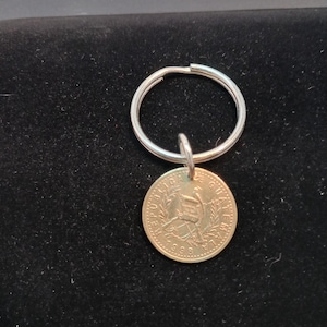 Guatemala Coin Key Ring or Key Chain, Year 1998, # 77