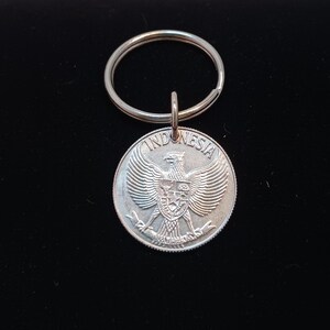 Indonesia Coin Keyring or Keychain, year 1958, # 82