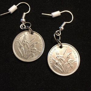 China Coin Earrings, Dangle Earrings, years 2012 and 2015, # 84