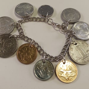 China Coin Bracelet, Charm Bracelet, Years 1956 to 2015, # 2-276