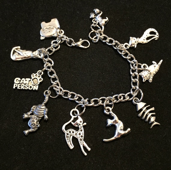 Cat Charm Bracelet by Ebbontide on DeviantArt