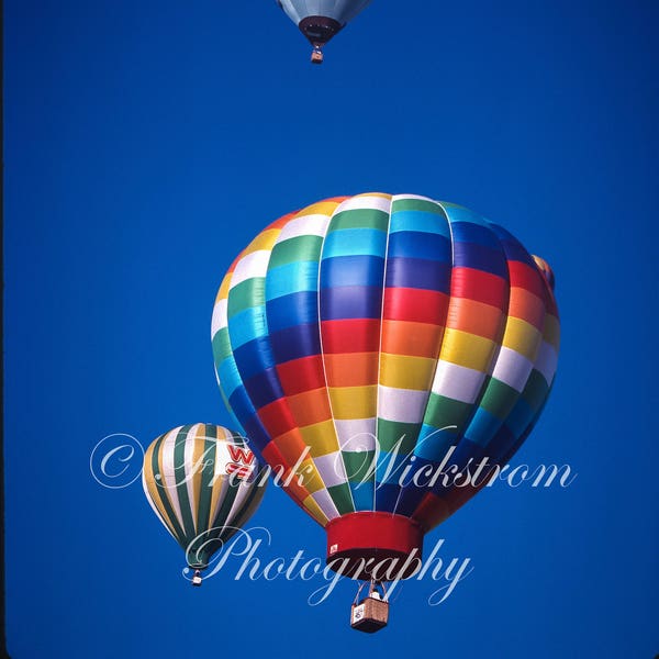 Up, Up and Away! / Albuquerque Balloon Photo / New Mexico Balloon Festival / Hot Air Balloon Photograph / Balloon Photo