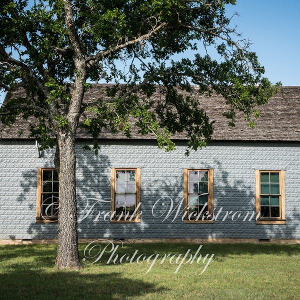 One Room Country School House / Texas Photography / Texas Hill Country School House Photo / Schoolhouse Photo