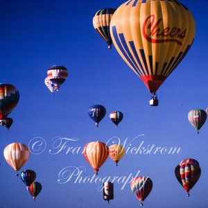 Crowded Skies / Hot Air Balloons / Balloon Festival / Albuquerque Balloon Festival / New Mexico Balloon Festival