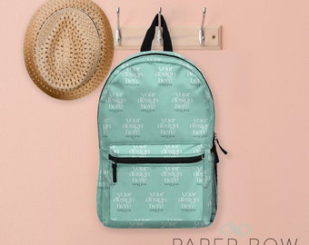 AOP Backpack Mockup, All over Print Backpack Photoshop File, PSD Smart Object Mockup, Editable Mock-up For Etsy Shop, Print on Demand Seller