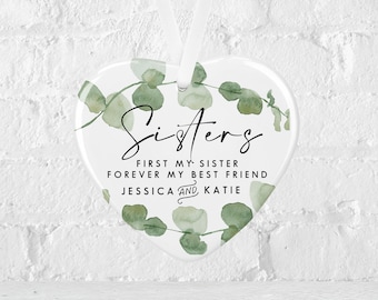 Sisters Gift Ideas - Sisters Friends Gift Ideas - Gift Ideas for Sisters - First my Sister Forever my Friend quote - Keepsakes for Sisters