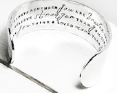 Personalized Bracelet Friends Gift Ideas Large Personalized Bracelet You are braver than you believe Gift ideas for her (C016)