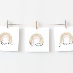 Novo cartão de bebê personalizado, coelhinho combinando, cordeiro e coruja de pelúcia, novo presente de bebê, brinquedo macio personalizado, presentes de chá de bebê para meninas e meninos