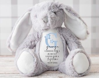 Personalised Baby Loss Bunny, Baby Memorial Keepsake, Baby Loss Keepsake, Pregnancy Loss Keepsake, Angel Baby Memorial, Baby Loss Keepsake