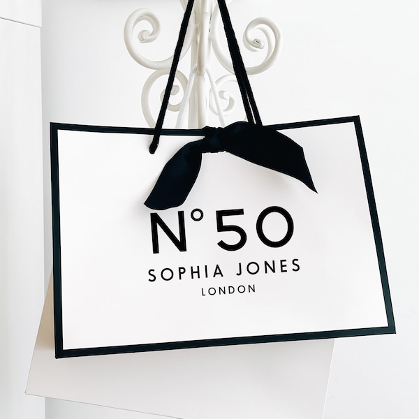 50th Birthday Gift - Personalised Gift Bag - Birthday Gift Bags - Gift ideas for him and her - Birthday Gift Ideas -Design Your Own Gift Bag