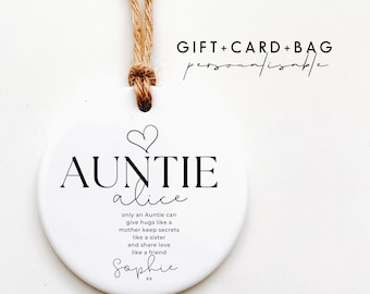 Auntie Gift - Personalised Gift Auntie - My Auntie quote - Keepsake for Aunties - Gifts for Her - Gift Ideas for Aunts - Keepsake for Auntie