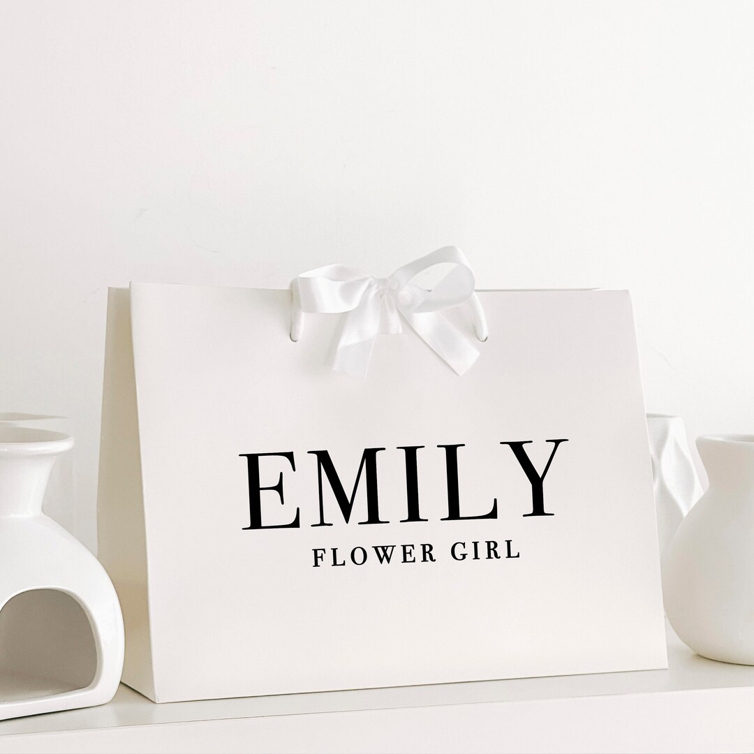Personalised Gift Bag Bride Gift Bags Bridesmaid Gift Bag Etsy