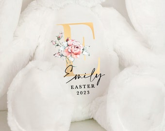 Personalised Easter Gift Bunny Rabbit, Easter Bunny Rabbit Gift, Personalised Easter Plush Soft Toy, Your Name Teddy, Girls and Boys Gift