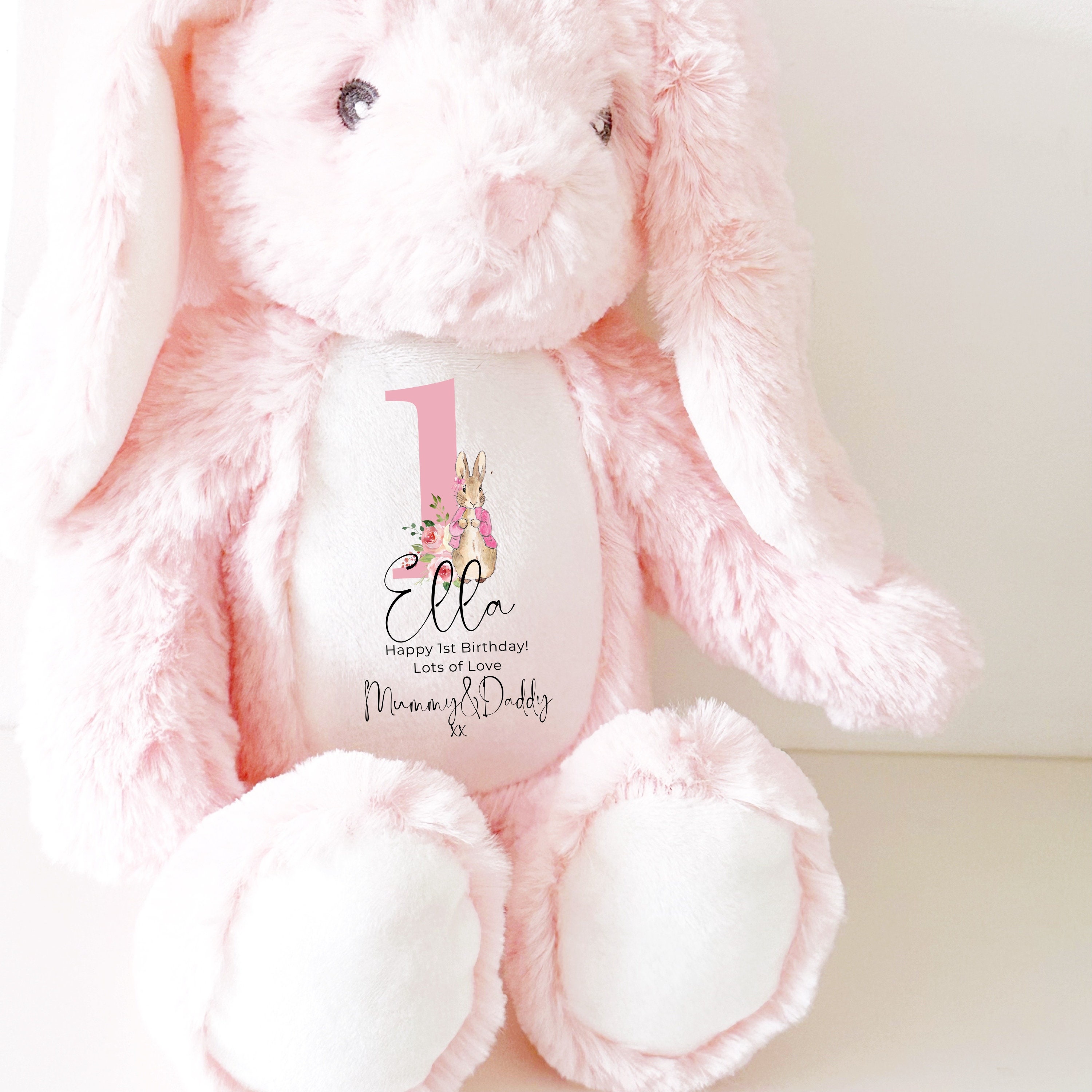 Personalised 1st Birthday Gift Bunny Rabbit, 1st Birthday Gift — free download