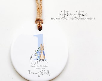 Personalised 1st Birthday Gift, Personalised First Birthday Gift, Ceramic Ornament, Girls and Boys Birthday Gifts, First Birthday Keepsake