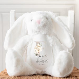 Regalo de osito de peluche personalizado para niña de las flores, regalos para niñas de las flores, regalo de propuesta para niña de las flores, ¿Quieres ser mi niña de las flores? Propuesta para niña de las flores