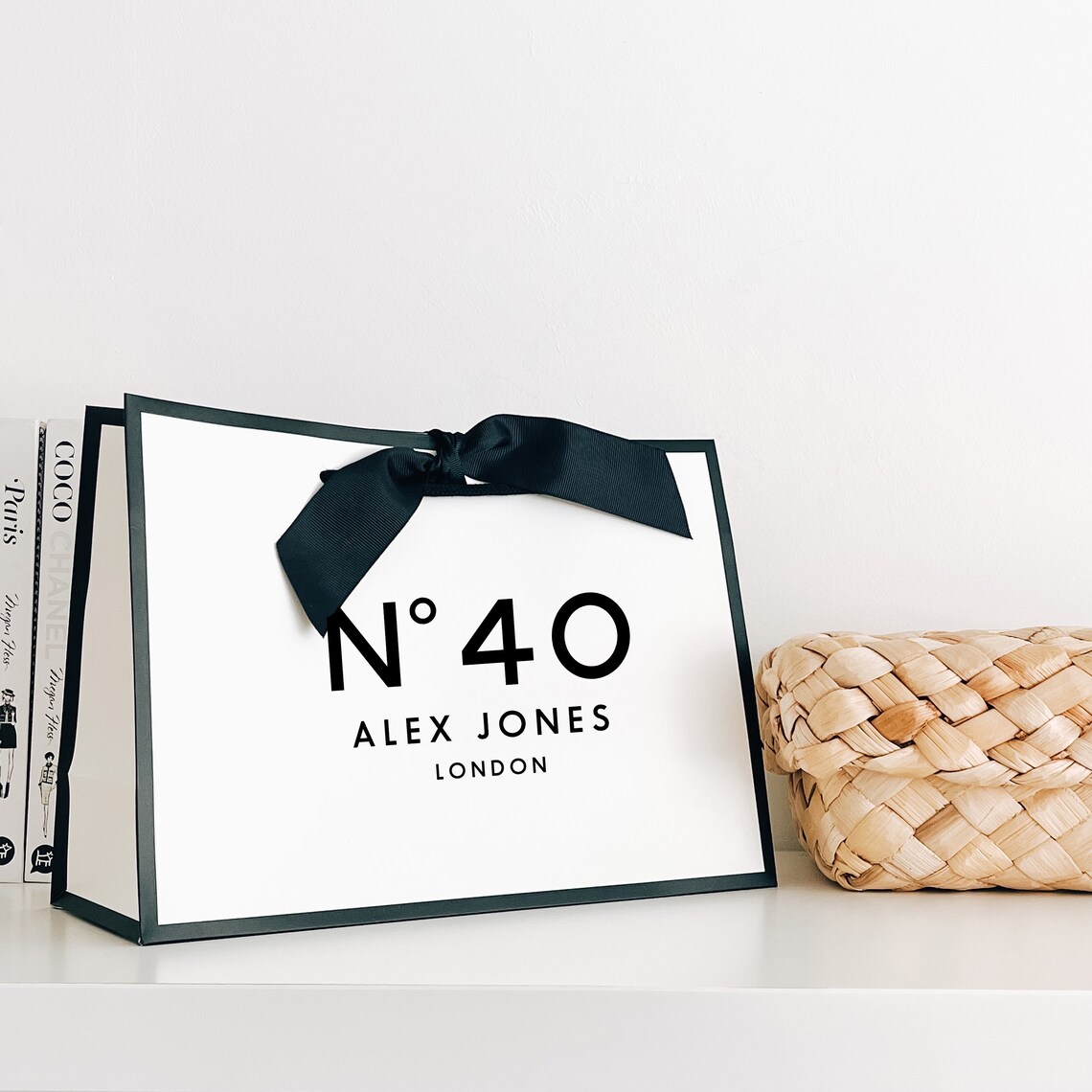 40th Birthday Gift Personalised Gift Bag Birthday Gift Etsy