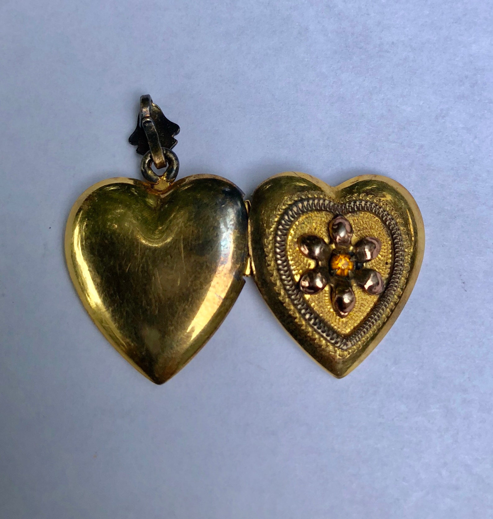 Rare Victorian Antique Heart Locket - Etsy