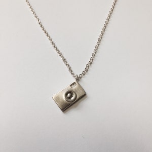Photographer's Sterling Silver Camera Charm Pendant image 1