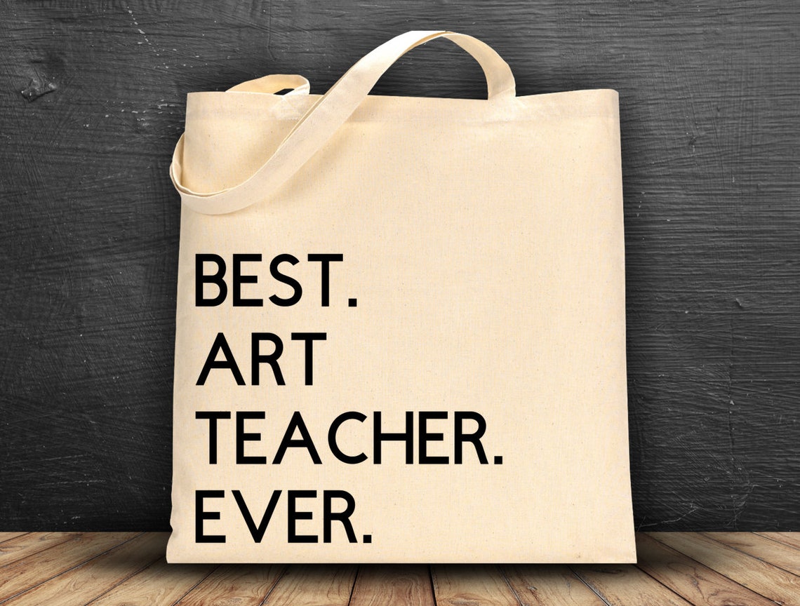 Personalized Art Teacher Gift Tote Etsy