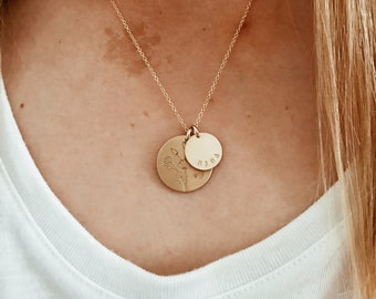 Custom Wild Poppies Necklace in 14/20 Gold Fill