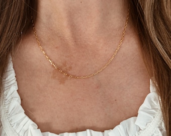Link Chain Necklace in 14k Gold Fill or 14k White Gold Fill