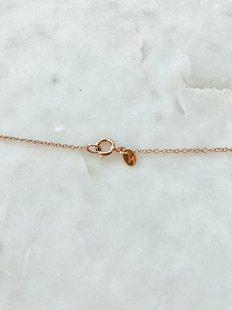 Tiny Cross Necklace in 14/20 Gold-fill, 14/20 Rose Gold-fill or .925 Sterling Silver 14, 15, 16, 17, 18, 19 or 20 Chain image 5