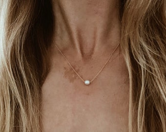 ブレスレット LESS IS MORE Y Pearl 14K Gold Field Necklace il_340x270.4235674252_pm6g.jpg