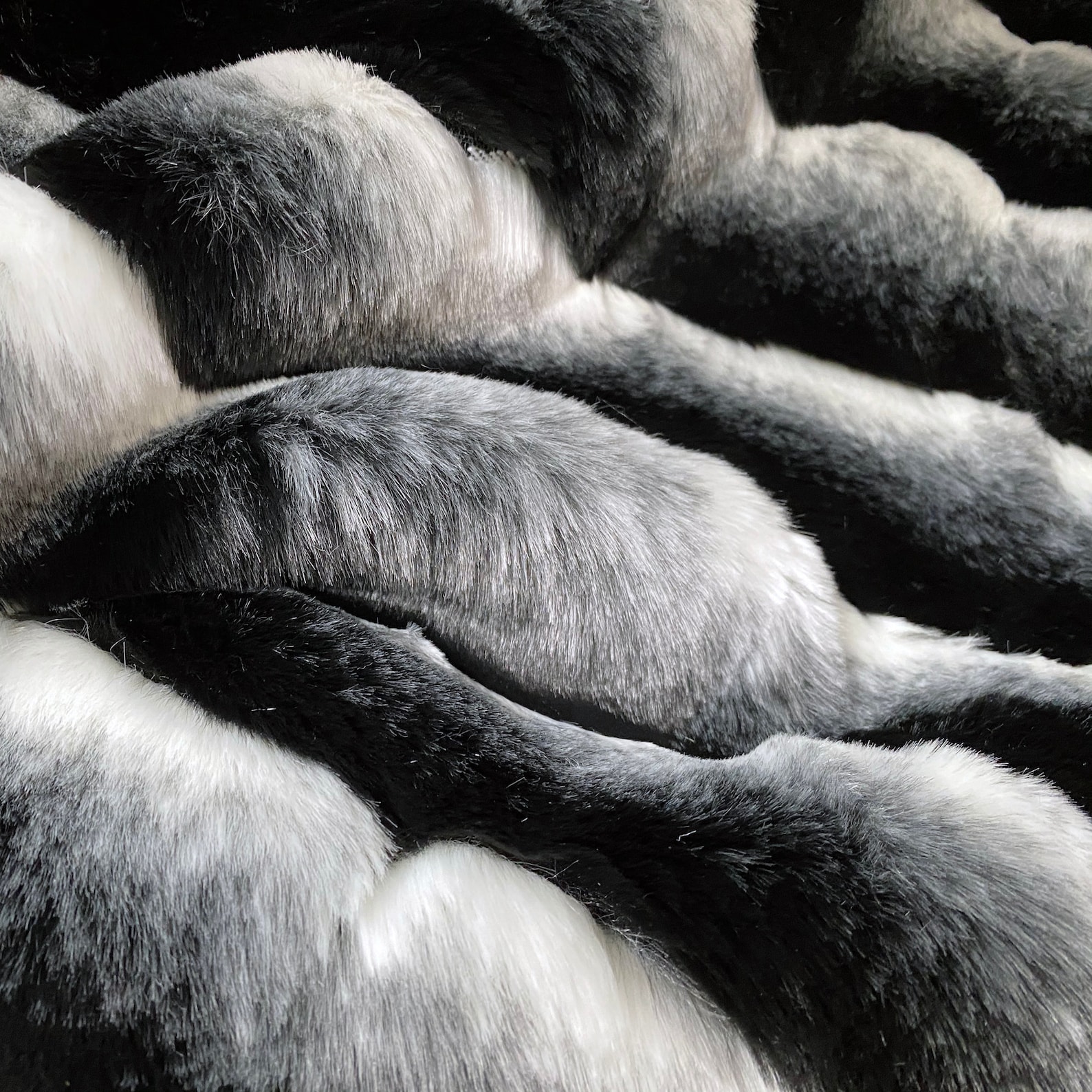 Chinchilla Faux Fur Fabric sold by the yard Etsy