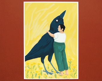 Grackle Archival Print
