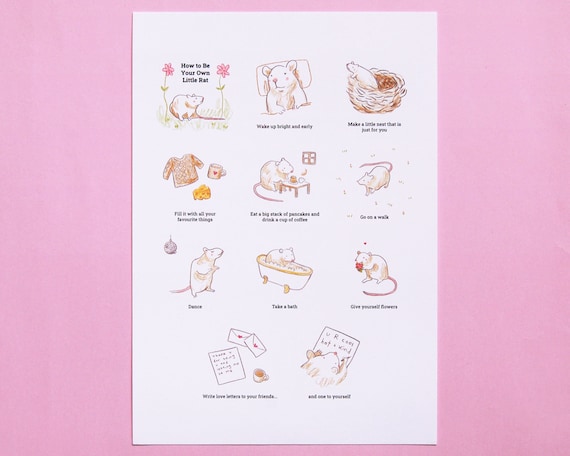 How to Be Your Own Little Rat Print