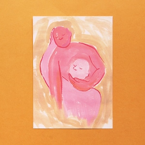 Hug Postkarte