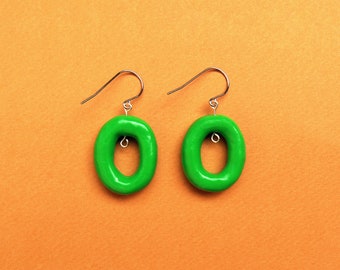 Suzi Earrings - Lime