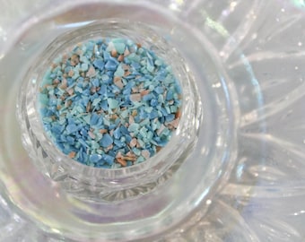 Mezcla de fritas Caribbean Surf, COE 96, suministros de vidrio para soplado y fusión de vidrio, materiales para manualidades