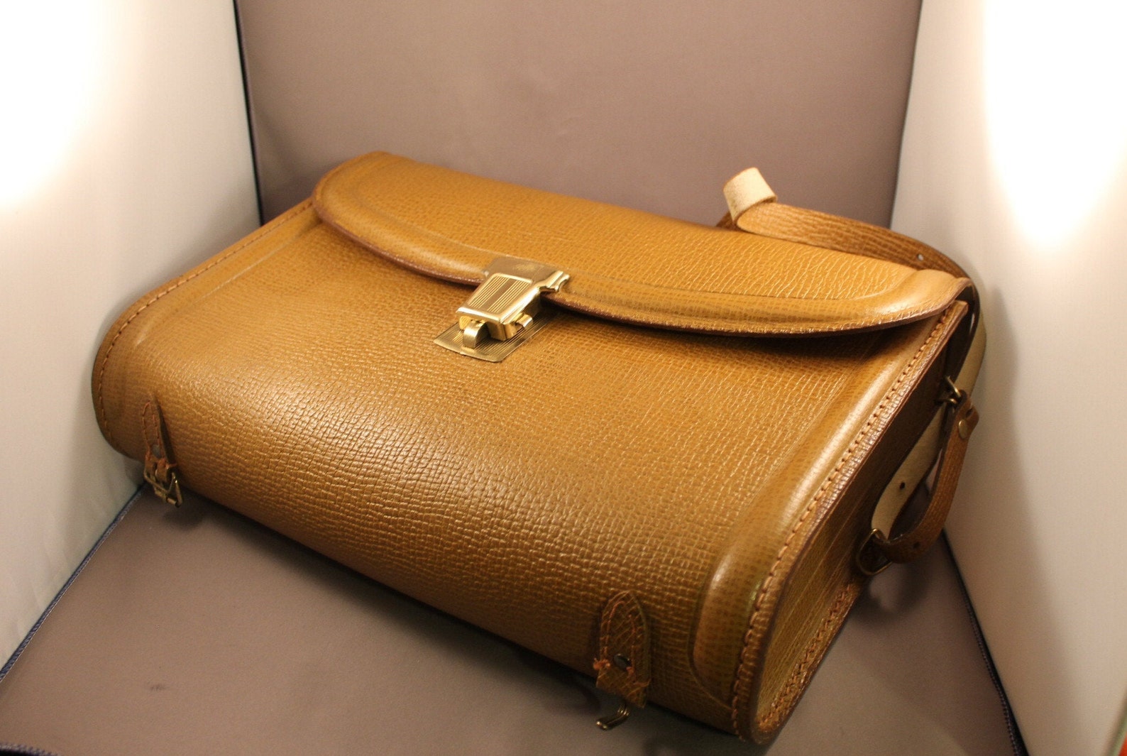 60s 70s Unique Mint Old Satchel School School Bag Vintage Etsy