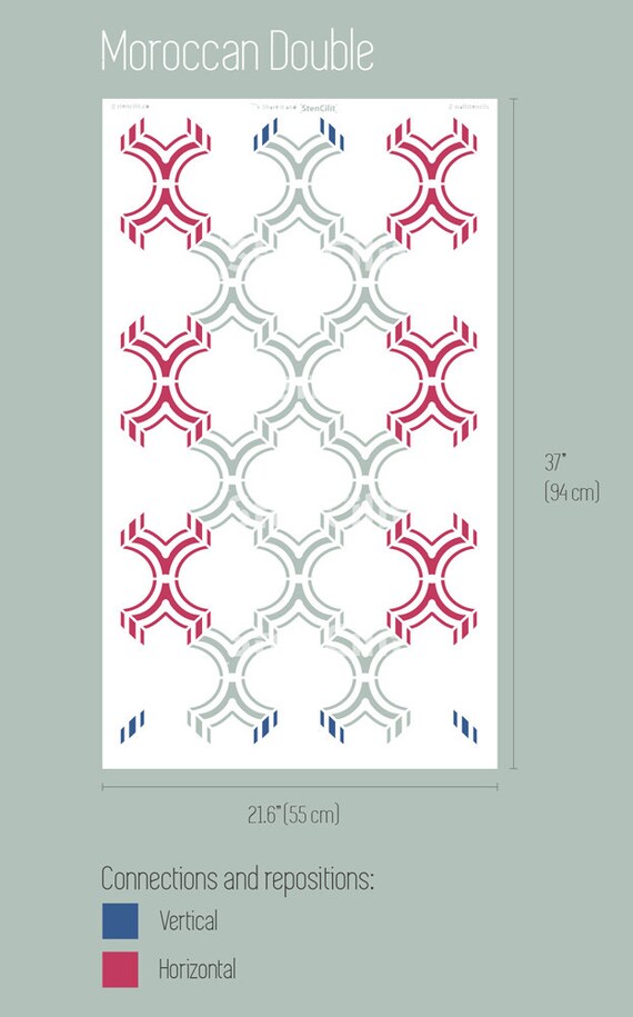 collection 1 Stencil.Reusable plastic stencils hs2-13