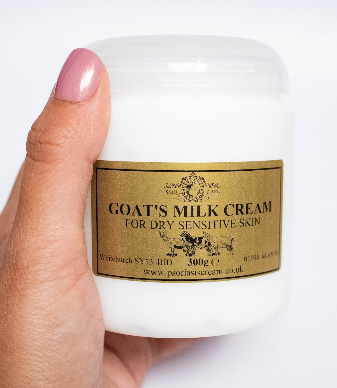Goats Milk Moisturising Cream 300g Dry Sensitive Skin Eczema Etsy