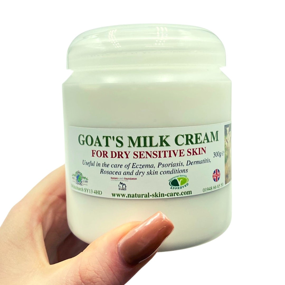 Goats Milk Moisturising Cream 300g Dry Sensitive Skin Eczema Etsy