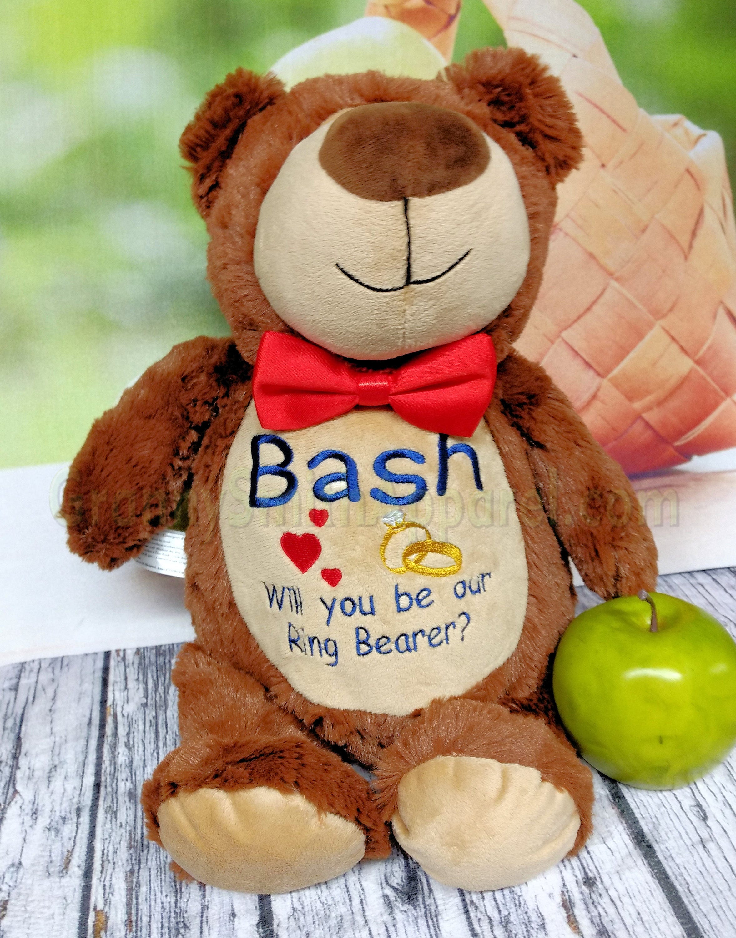 ring bearer stuffed animal