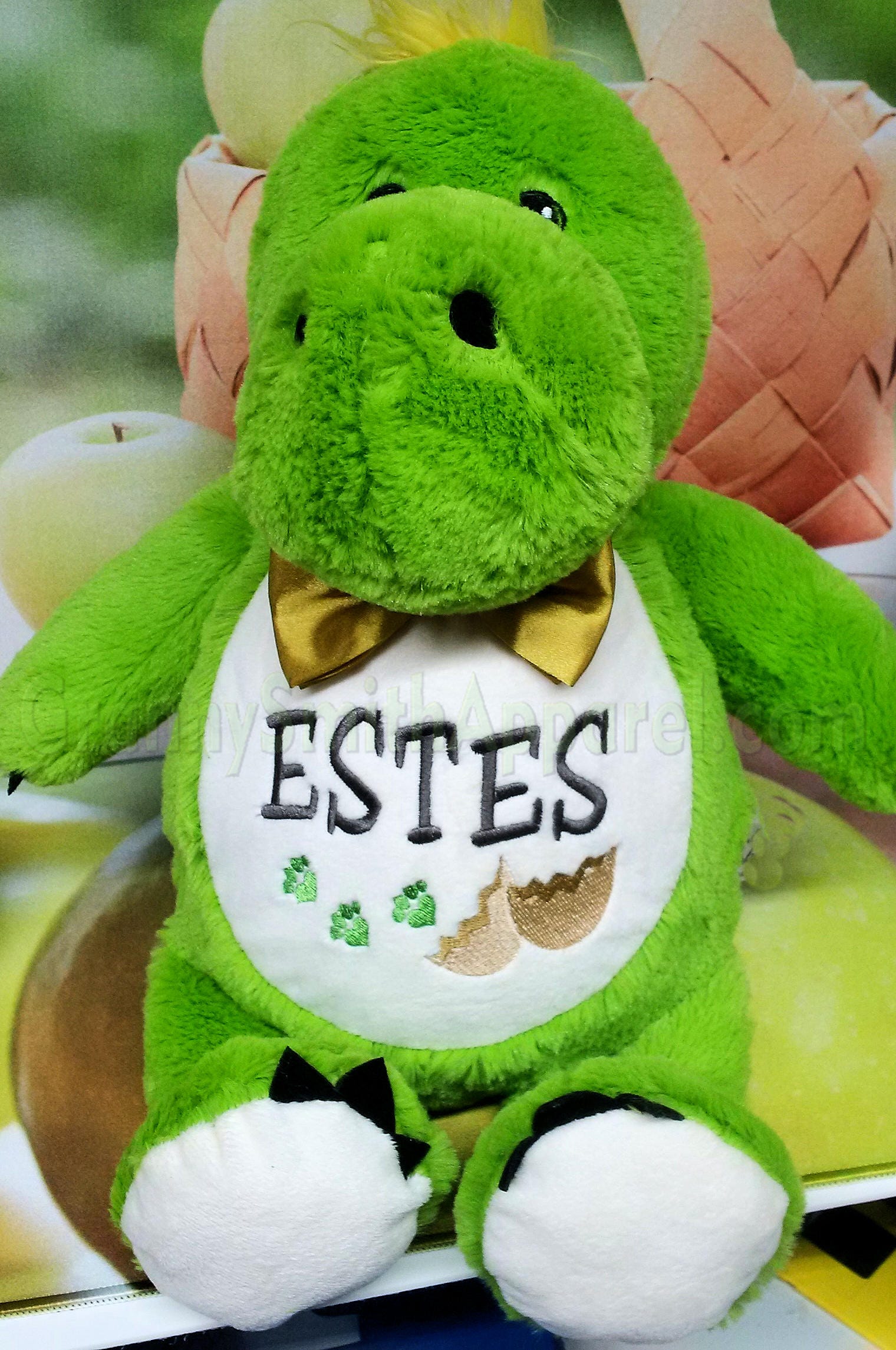 personalized stuffed dinosaur
