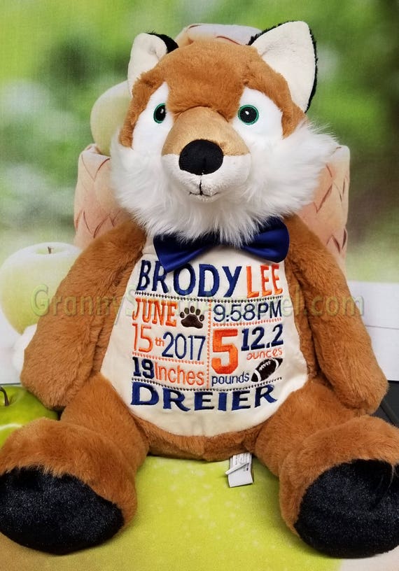 large plush fox