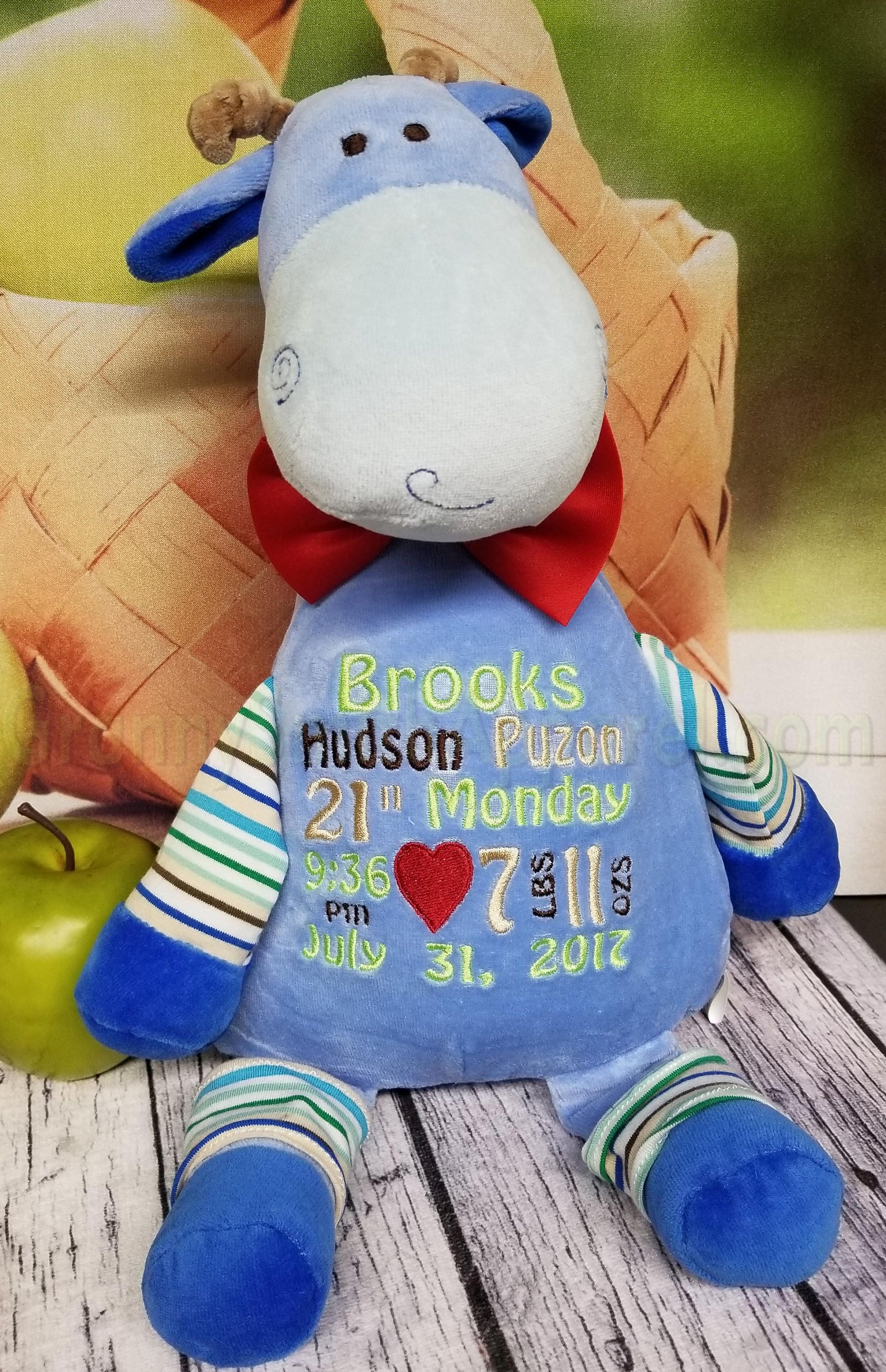 personalized giraffe stuffed animal