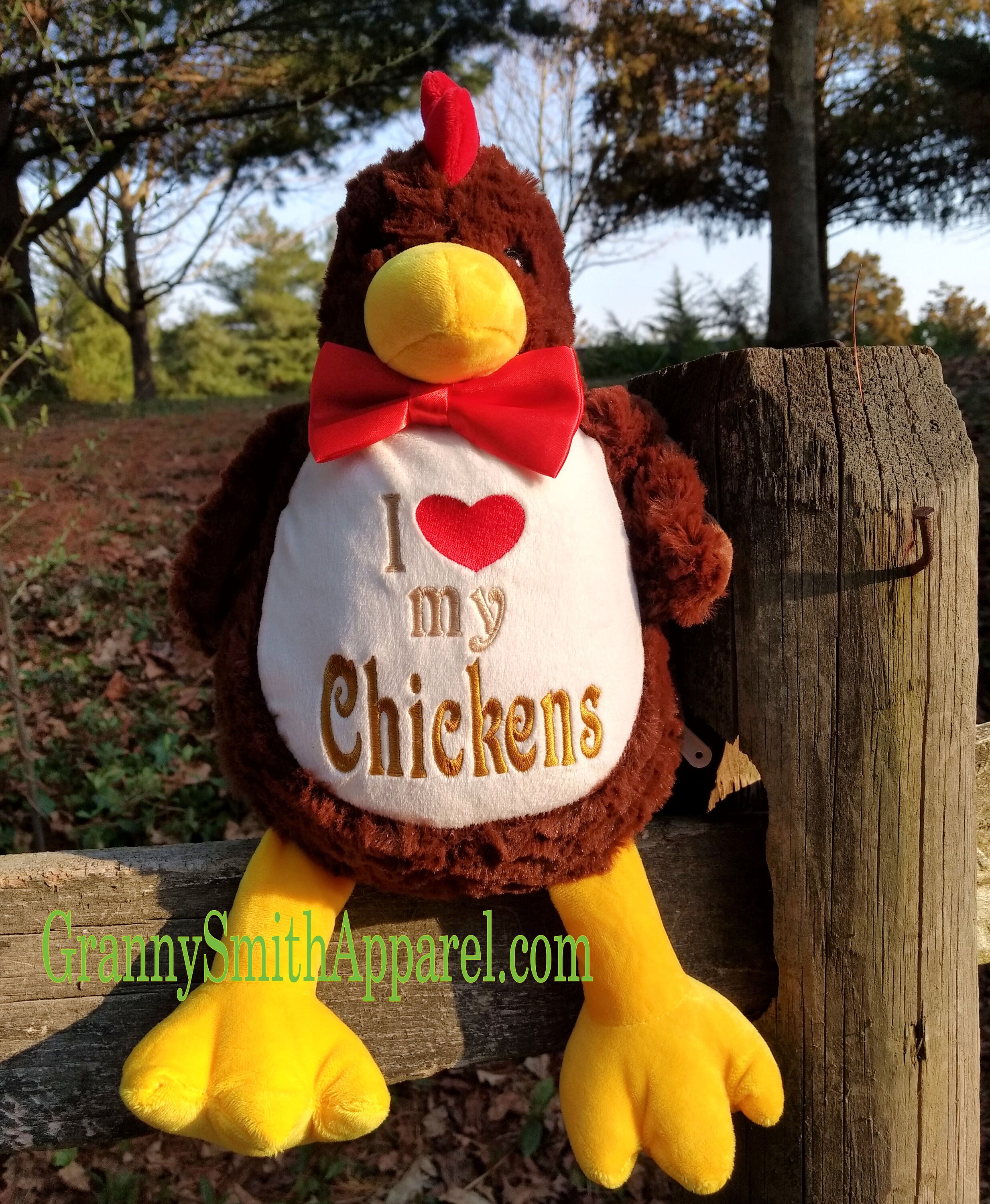 large stuffed chicken toy