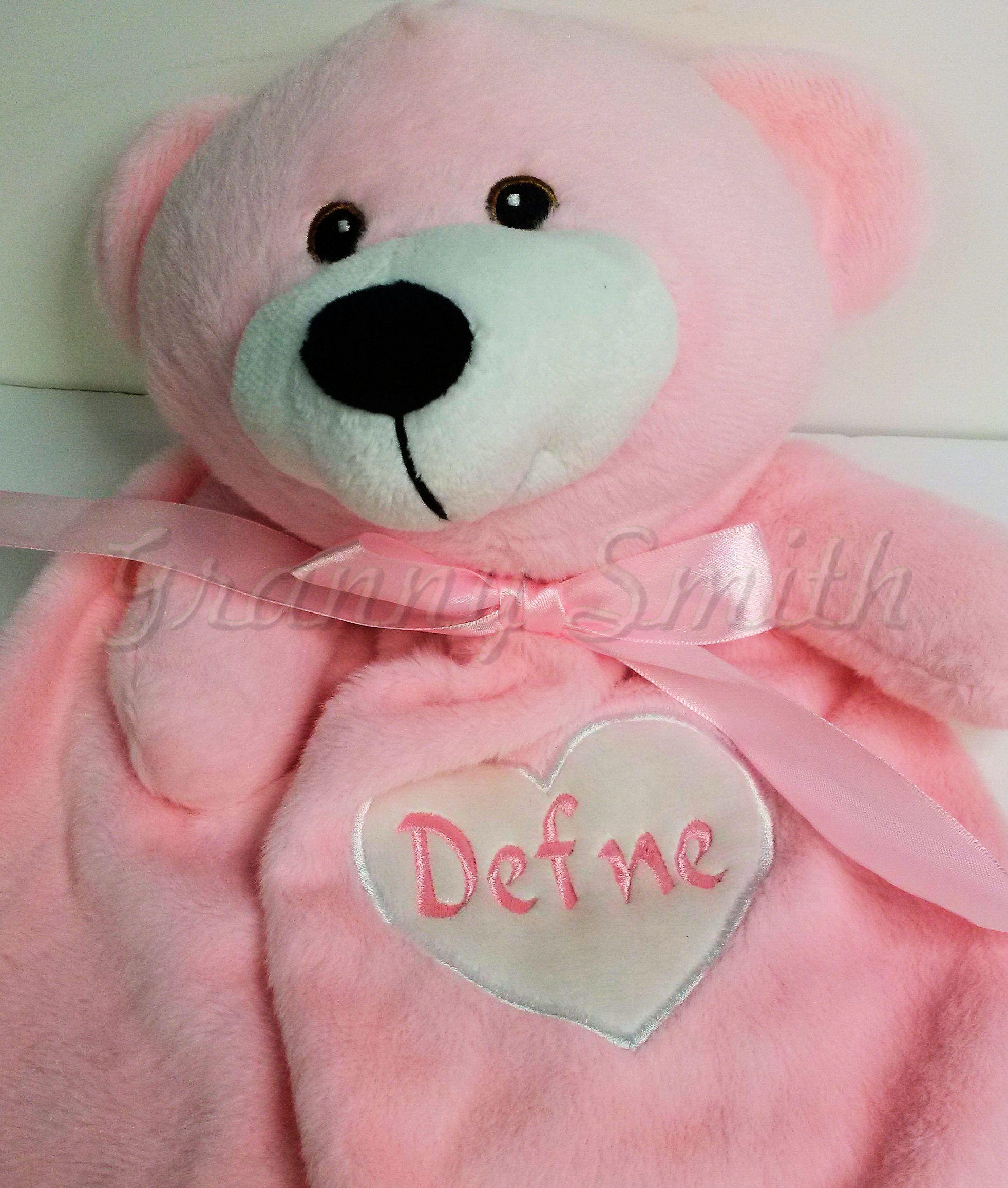 teddy bear with child's name