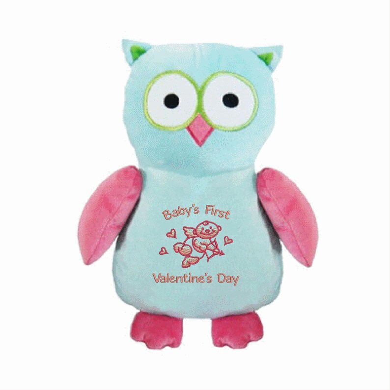 Baby's First Valentine's Day stuffed plush animal with Etsy