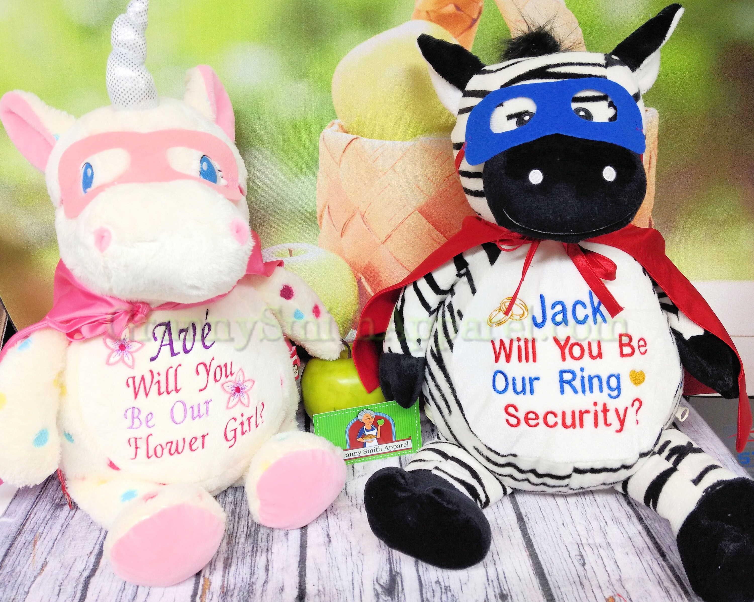 ring bearer stuffed animal